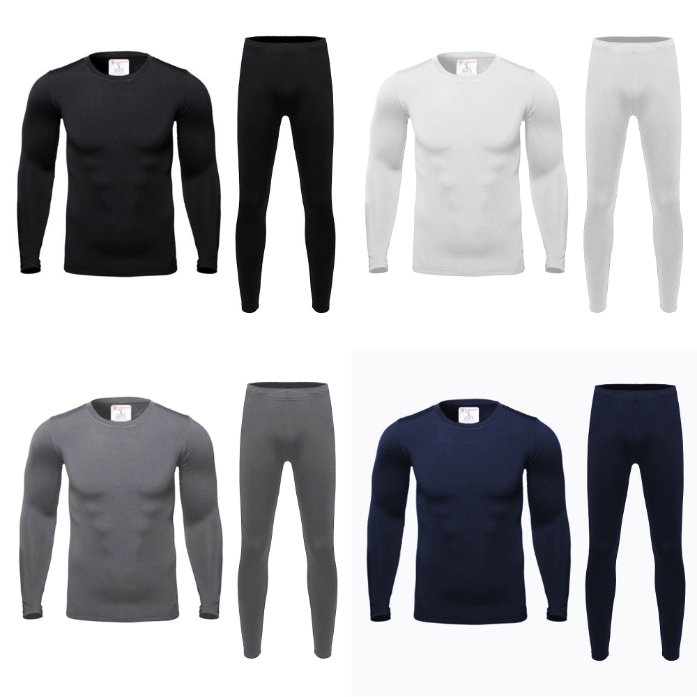 9M Men's Ultra Soft Thermal Underwear Base Layer Long Johns Set with Fleece  Lined, Navy Blue, 2XL - Yahoo Shopping